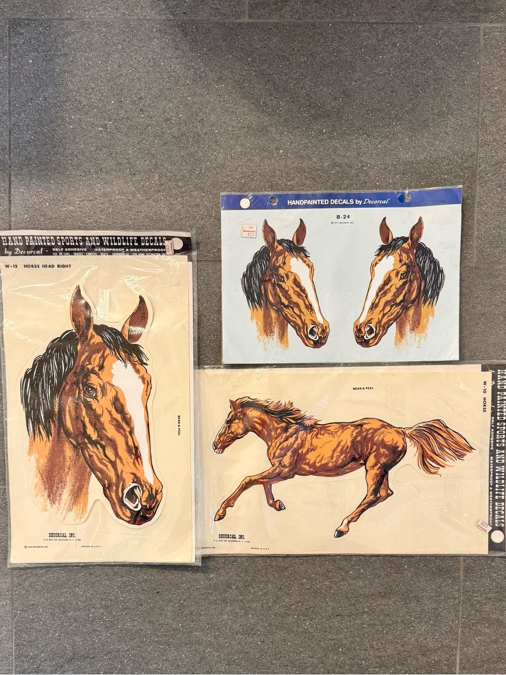 Vintage All Weather Horse Decals